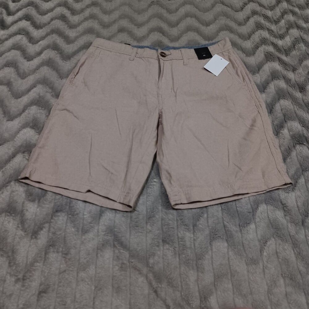 14th And Union Mens Size 30 Khaki Tan 100% Cotton Slim Fit Chino Shorts NWT